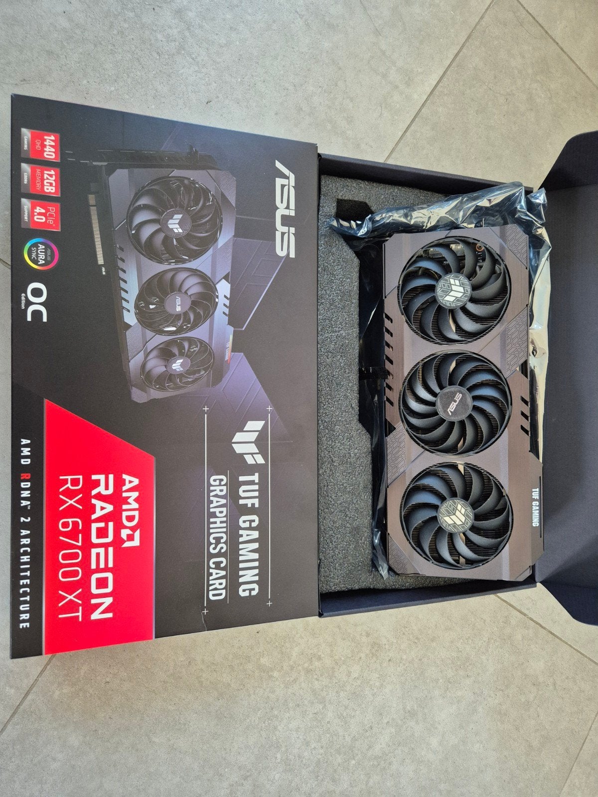 Radeon RX 6700XT videokaart, Ophalen, Gebruikt, AMD, GDDR6