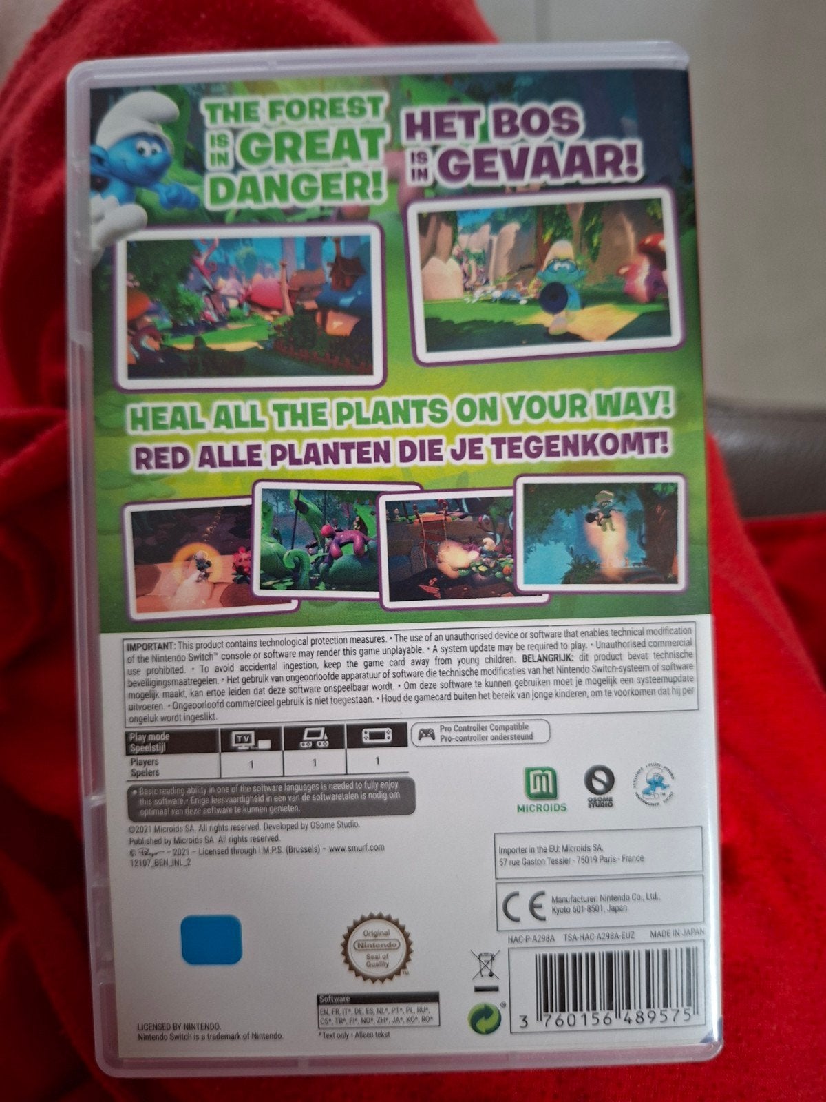 De smurfen Missie Vileaf, Games en Spelcomputers, Ophalen