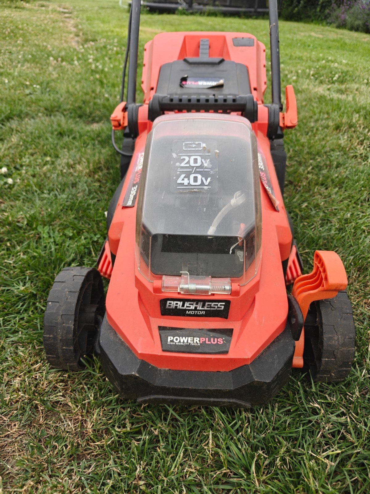grasmaaier Powerplus met 40V batterij, Tuin en Terras, Ophalen, Elektrische grasmaaier