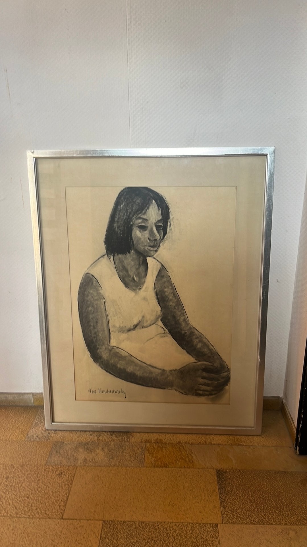 Houtskool Lea Vanderstraeten, Latemse school, Antiek en Kunst, Ophalen