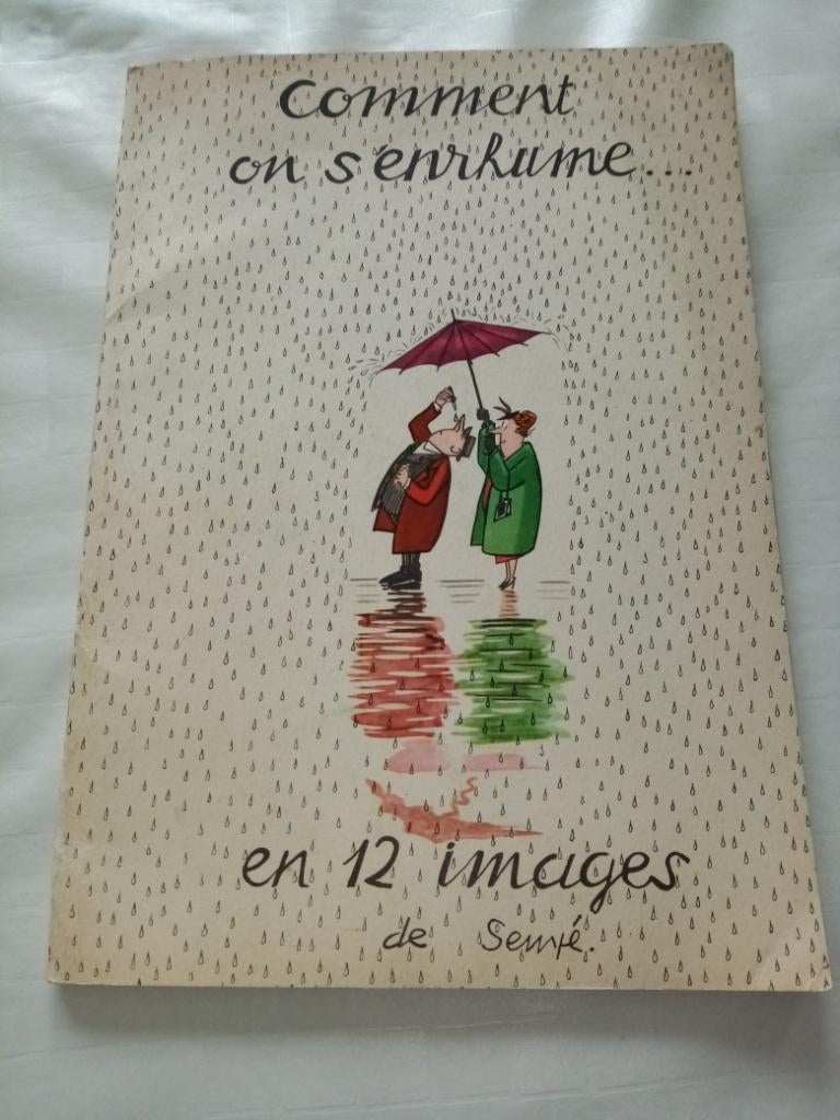 Tekeningen "Semjé"  kalender 1957 pharmacie, Divers, Calendriers, Comme neuf, Calendrier mensuel, Enlèvement ou Envoi