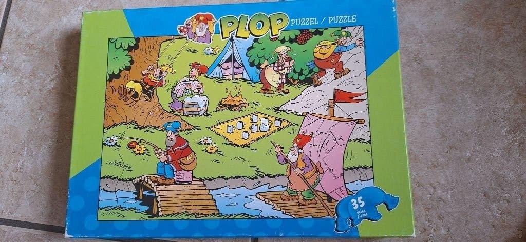 puzzel kabouter plop (35 stuks), Ophalen, 10 tot 50 stukjes, Zo goed als nieuw