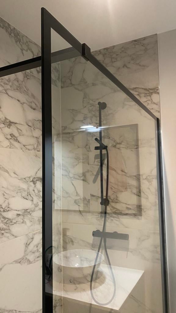 Glazen douchewand Vismaravetro, Ophalen, Zo goed als nieuw, Glas, Bad