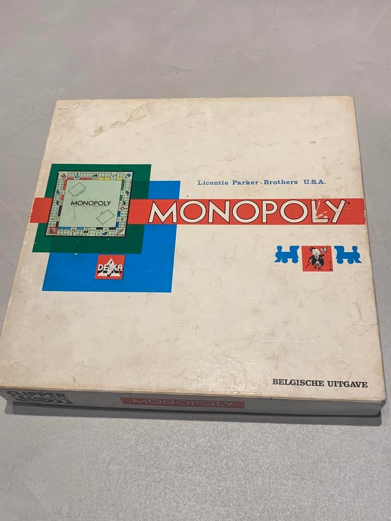 Vintage Monopoly - Parker Brothers - ancienne édition belge, Collections, Enlèvement ou Envoi, Comme neuf
