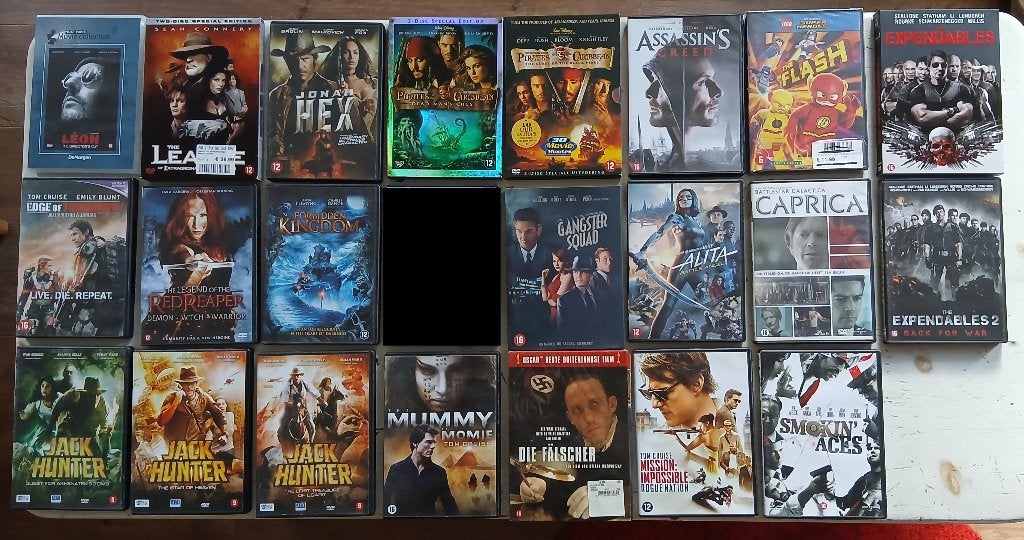 DVD films, Vanaf 18 jaar, Ophalen, Gebruikt, Actie