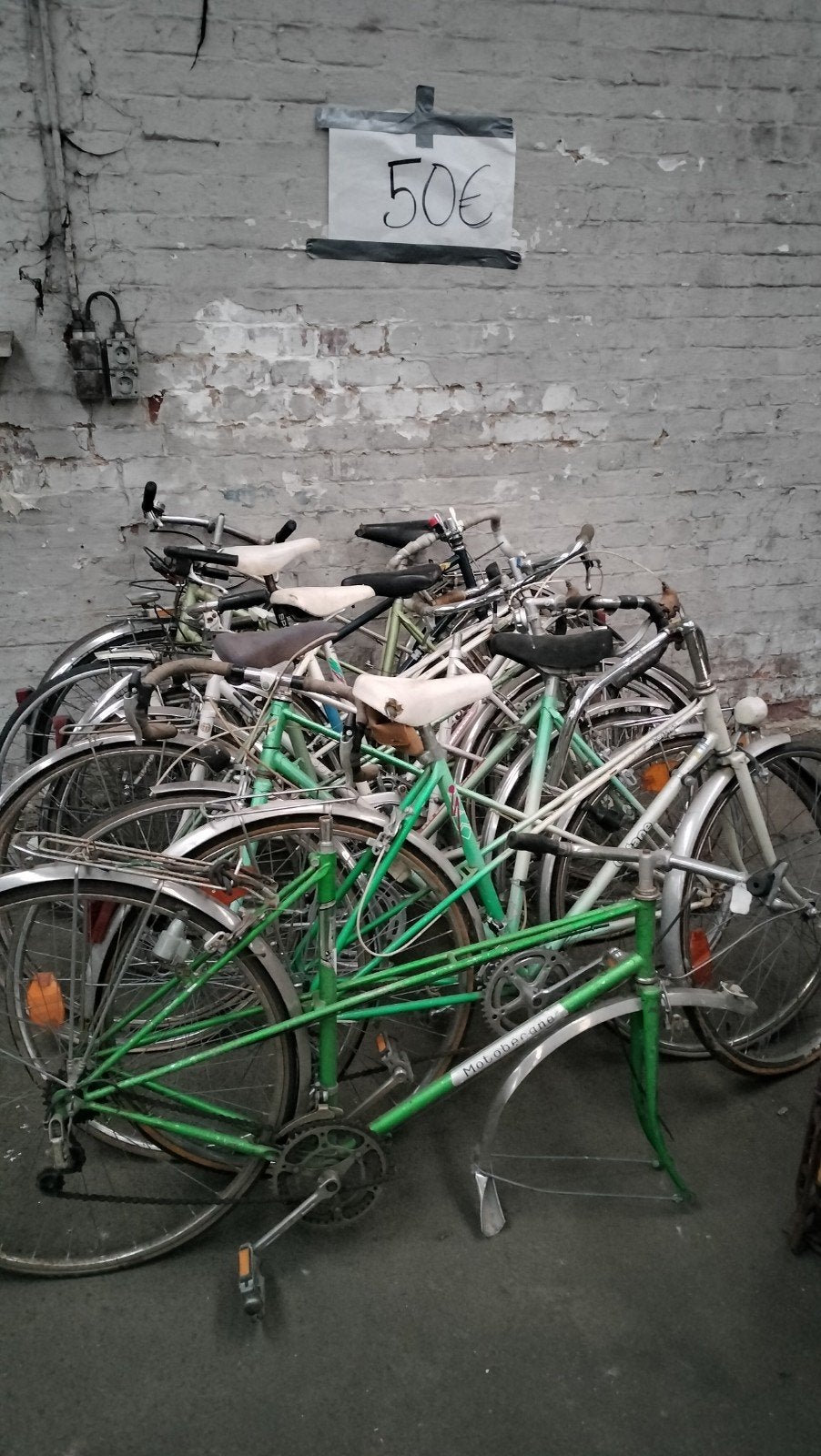 vintage fietsenmarkt Ledeberg Gent, Fietsen en Brommers, Ophalen, Staal, Heren