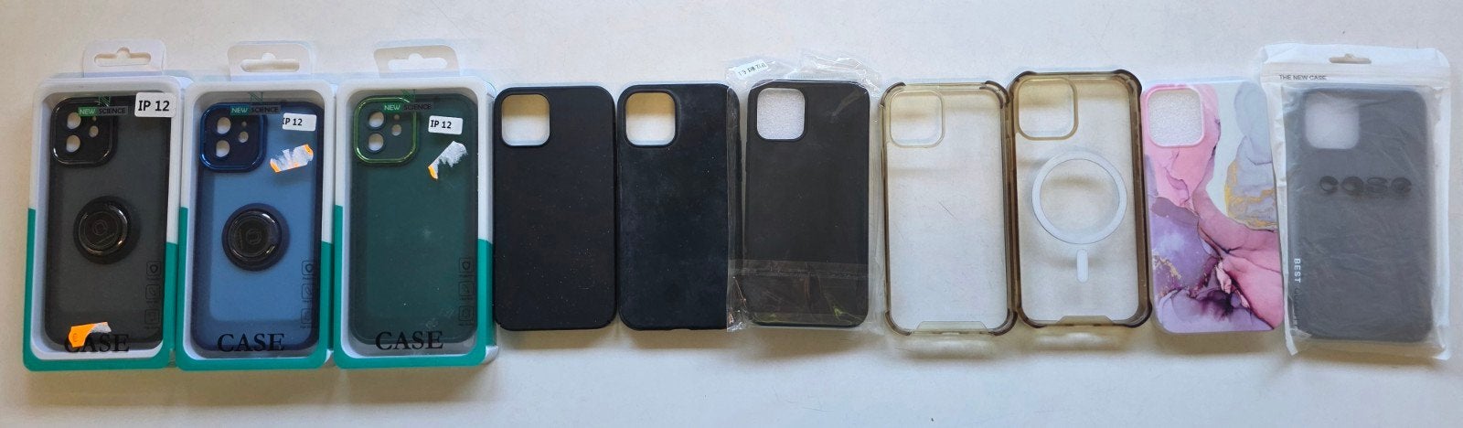 10x Hoesjes voor iPhone 12, Télécoms, Enlèvement ou Envoi, Apple, IPhone 12, Housse ou Sac
