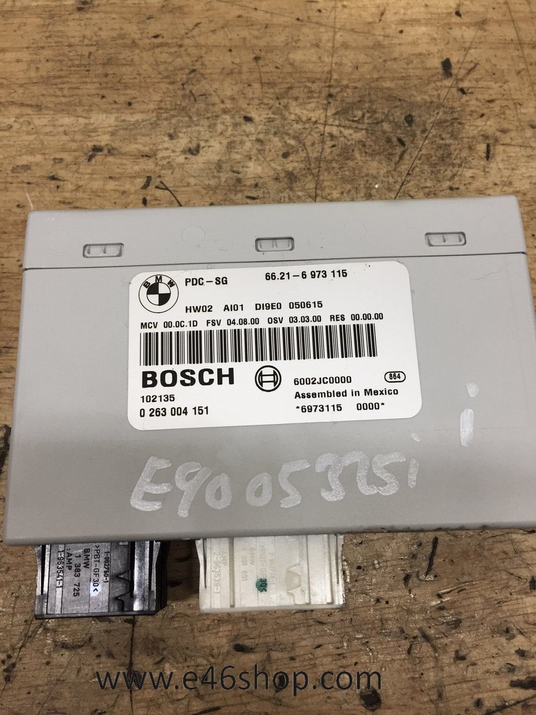 PDC MODULE BMW E90 E91 OE 6973115, -, Utilisé, -, Enlèvement ou Envoi