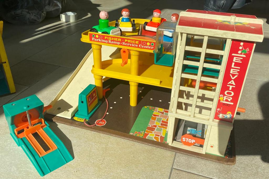 garage toy Fisher-Price, Ophalen, Gebruikt, Speelset