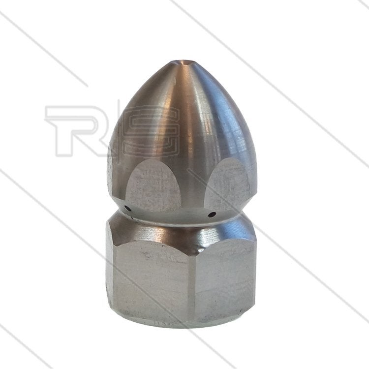 RVS Rioolnozzle 8-Jets 0.240mm 1/2 inch, Verzenden
