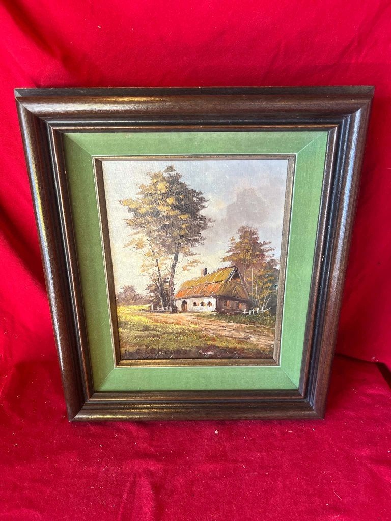 Peinture à l'huile sur toile., Enlèvement ou Envoi, Peinture à l'huile, Paysage, Toile