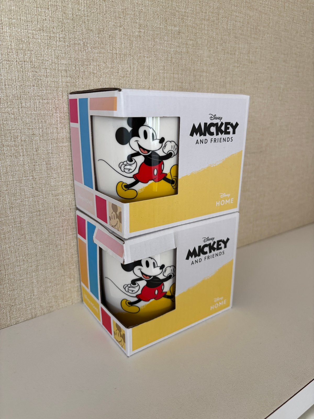 2 Mickey Mouse tassen, Verzamelen, Ophalen, Mickey Mouse, Nieuw