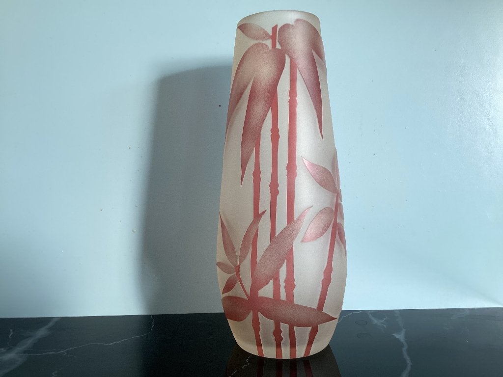Vase en bambou - Vianne. 040/Ba., Enlèvement