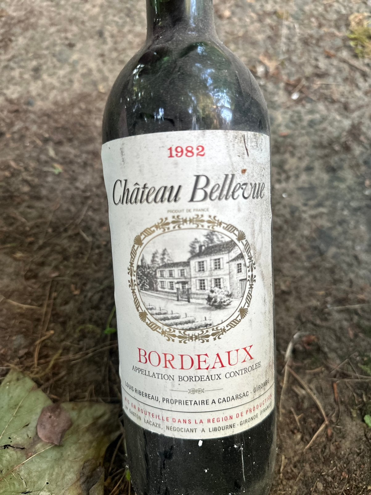 Château Bellevue Bordeaux du millésime 1982, Collections, Enlèvement, Comme neuf