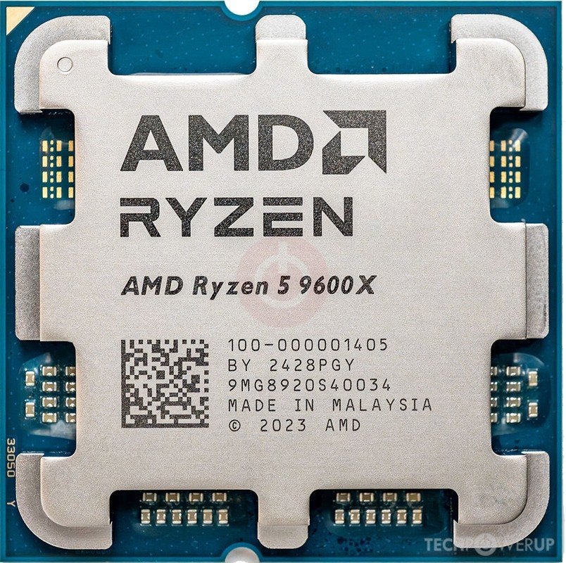 CPU AM5 9600X [box version], Computers en Software, Processors, Ophalen, 6-core, Gebruikt, 9600x