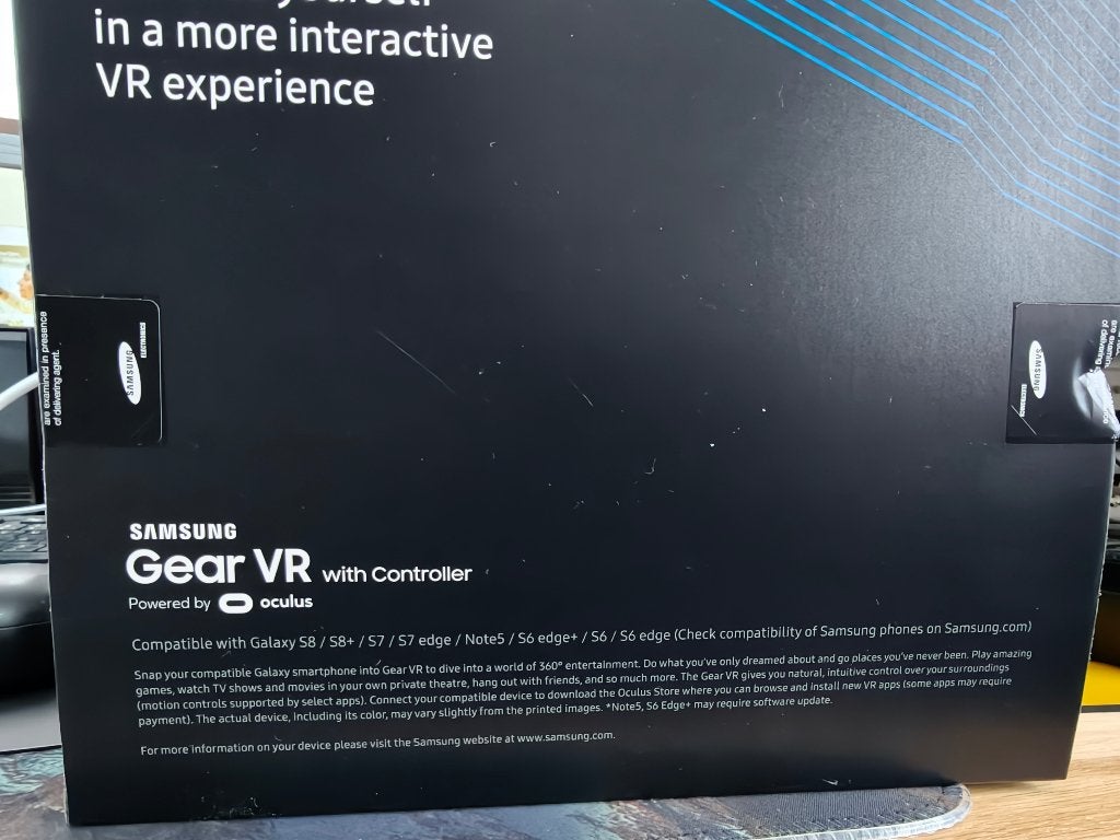 Samsung Gear VR met Controller, Games en Spelcomputers, Virtual Reality, Ophalen of Verzenden, Nieuw, VR-bril, Telefoon
