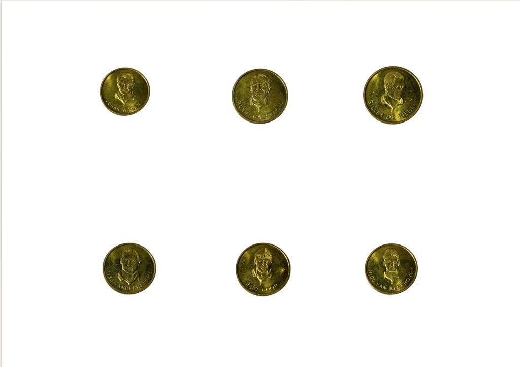 11 pièces de collection Urbsfa Kbvb, Lic. BMC-Belgium, Enlèvement, Autres matériaux