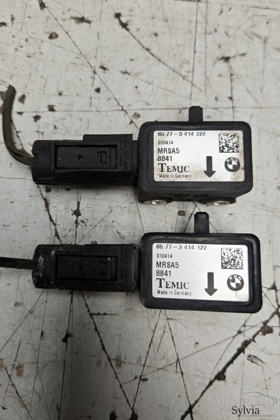 Crash impact sensor set BMW X3 serie E83 65773414122 3414122, -, Utilisé, -, -
