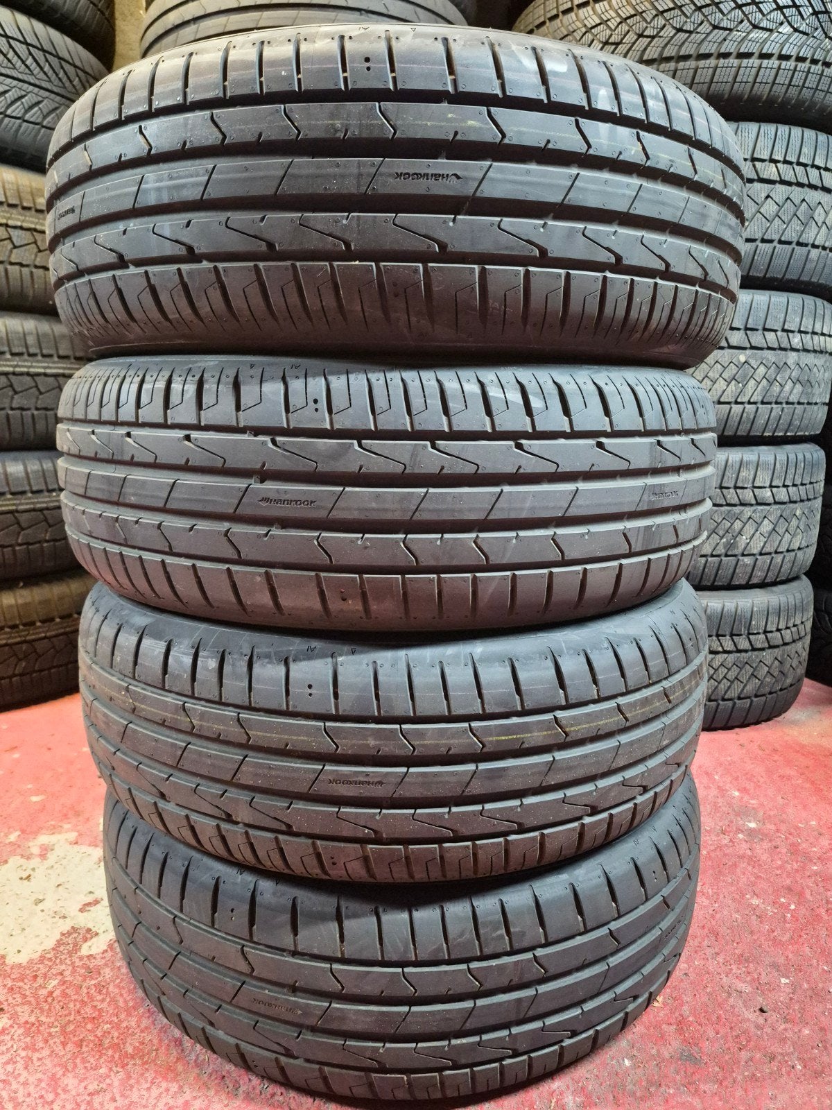 4 pneus été NEUF Hankook 205/65/16 95W étoilée, Enlèvement, Neuf