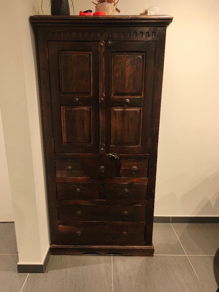 Koloniale eetkamer (bar)kast + dressoir, Ophalen