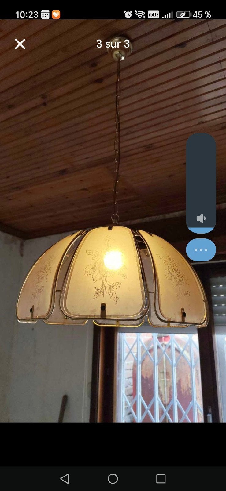 Luminaire vintage, Enlèvement ou Envoi