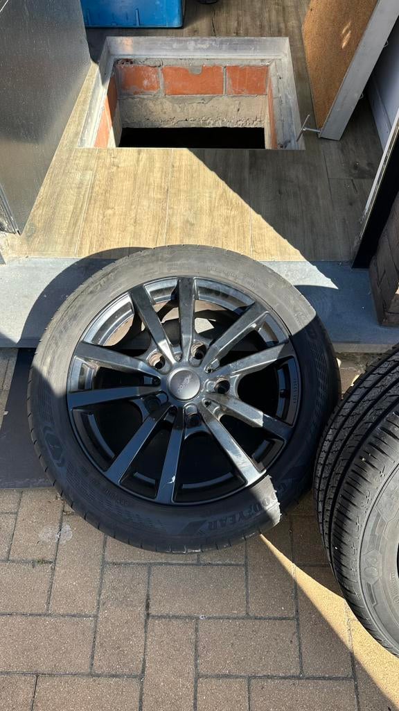 18” velgen ford transit costum, Pneus et Jantes, 245 mm, Pneus été, Véhicule utilitaire