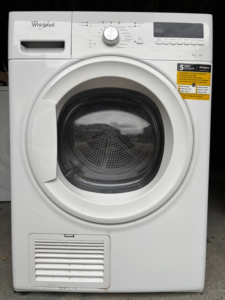 Whirlpool droogkast 7kg, Elektronische apparatuur, Droogkasten, Ophalen, Gebruikt
