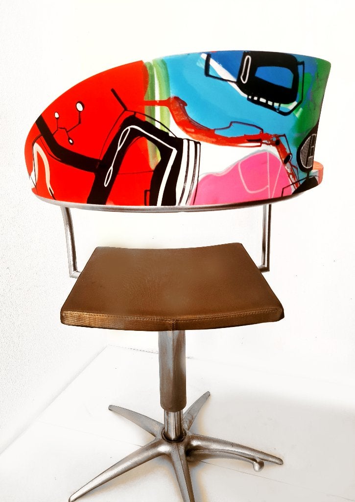 Design Stoel , Philippe Starck , by J. Soro Maletti Presence, Ophalen of Verzenden, Stoel, Kunststof, Handgemaakt