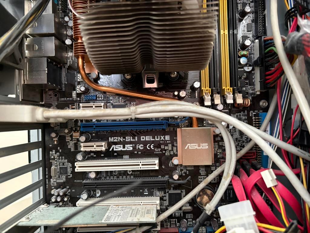 Moederbord Asus M2N-SLI deluxe, Ophalen, Gebruikt