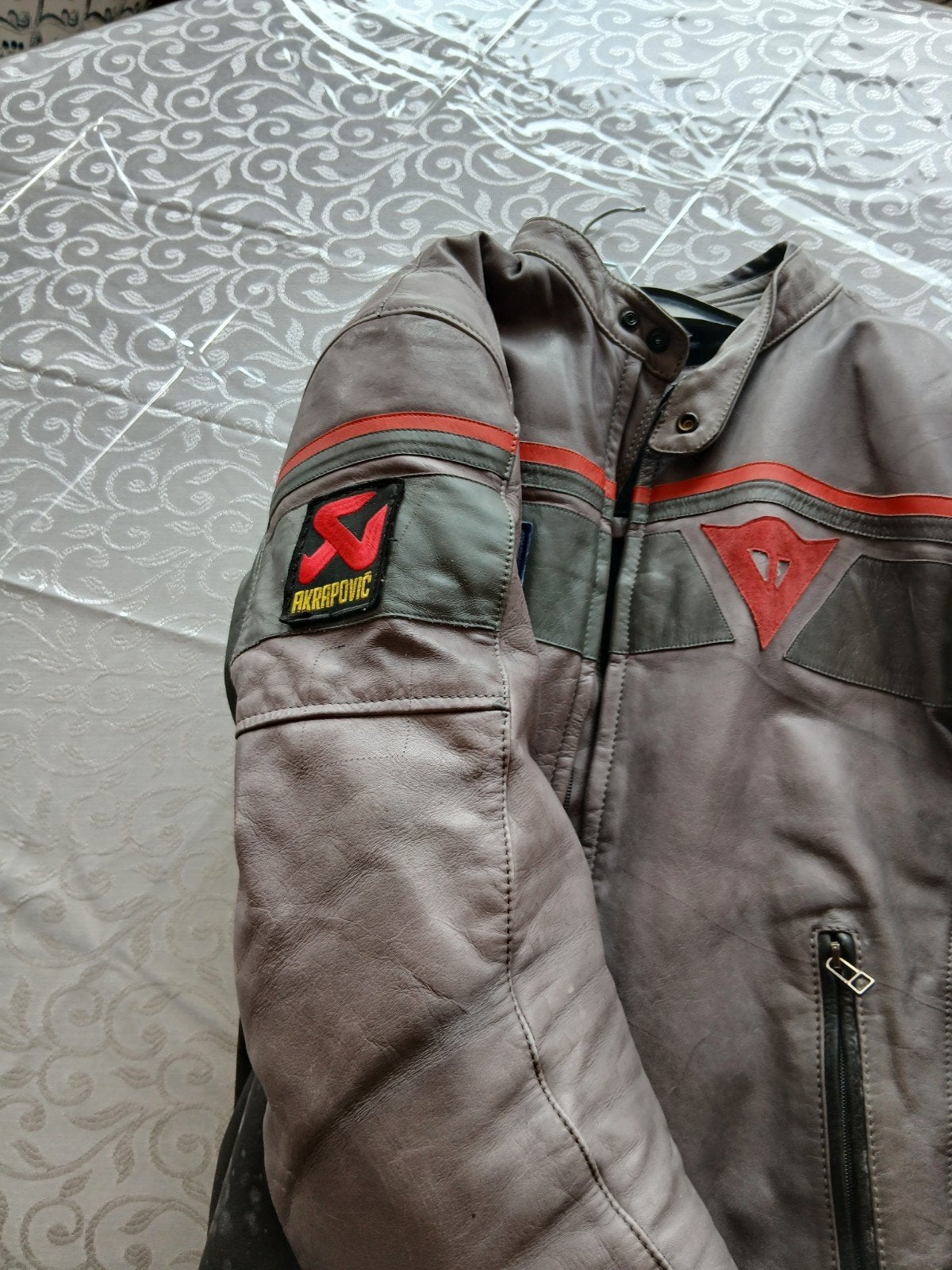 veste cuir moto taille 54