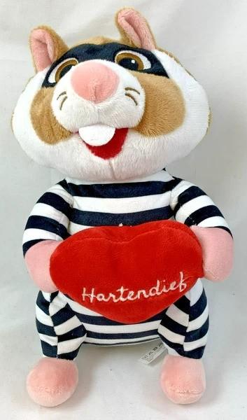 Albert Heijn AH Hamster Valentijn Knuffel Hartendief 2025, Hamster, Zo goed als nieuw, Middelgroot (20 tot 80 cm), Meerkleurig