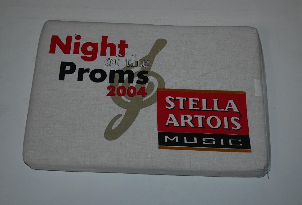 Stella Artois / Night of the Proms 2004 / Kussen, Verzamelen, Biermerken, Verzenden, Gebruikt, Overige typen, Stella Artois