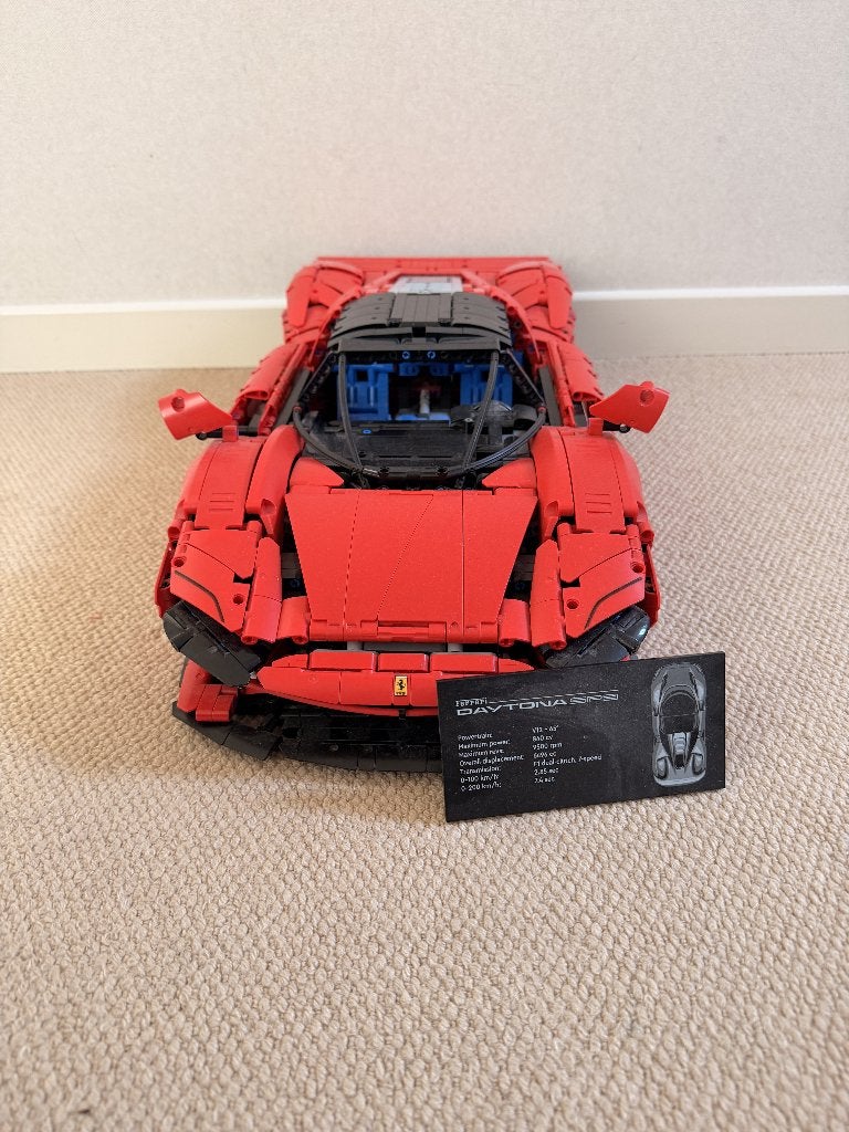 LEGO Technic 42143 Ferrari Daytona SP3 – 3.778 onderdelen, Ophalen, Zo goed als nieuw, 1:5 t/m 1:8, Auto