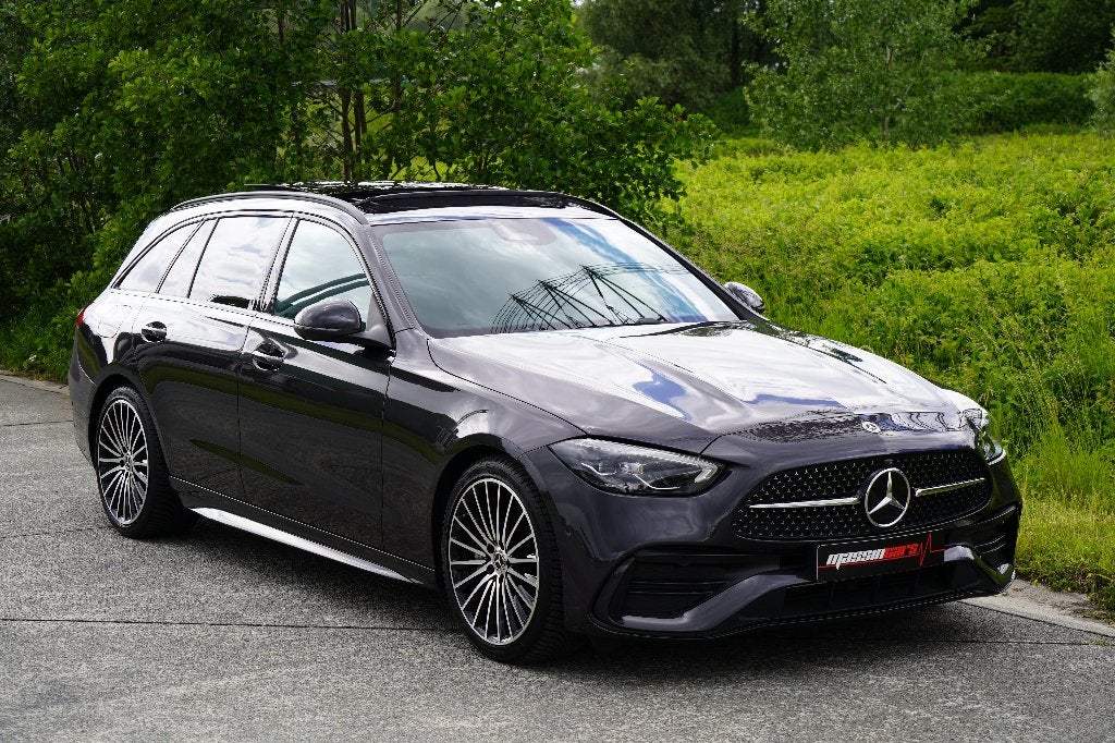Prachtige Mercedes C180 Estate AMG-Line 15000 km!, Autos, Argent ou Gris, Achat, Euro 6, Entreprise