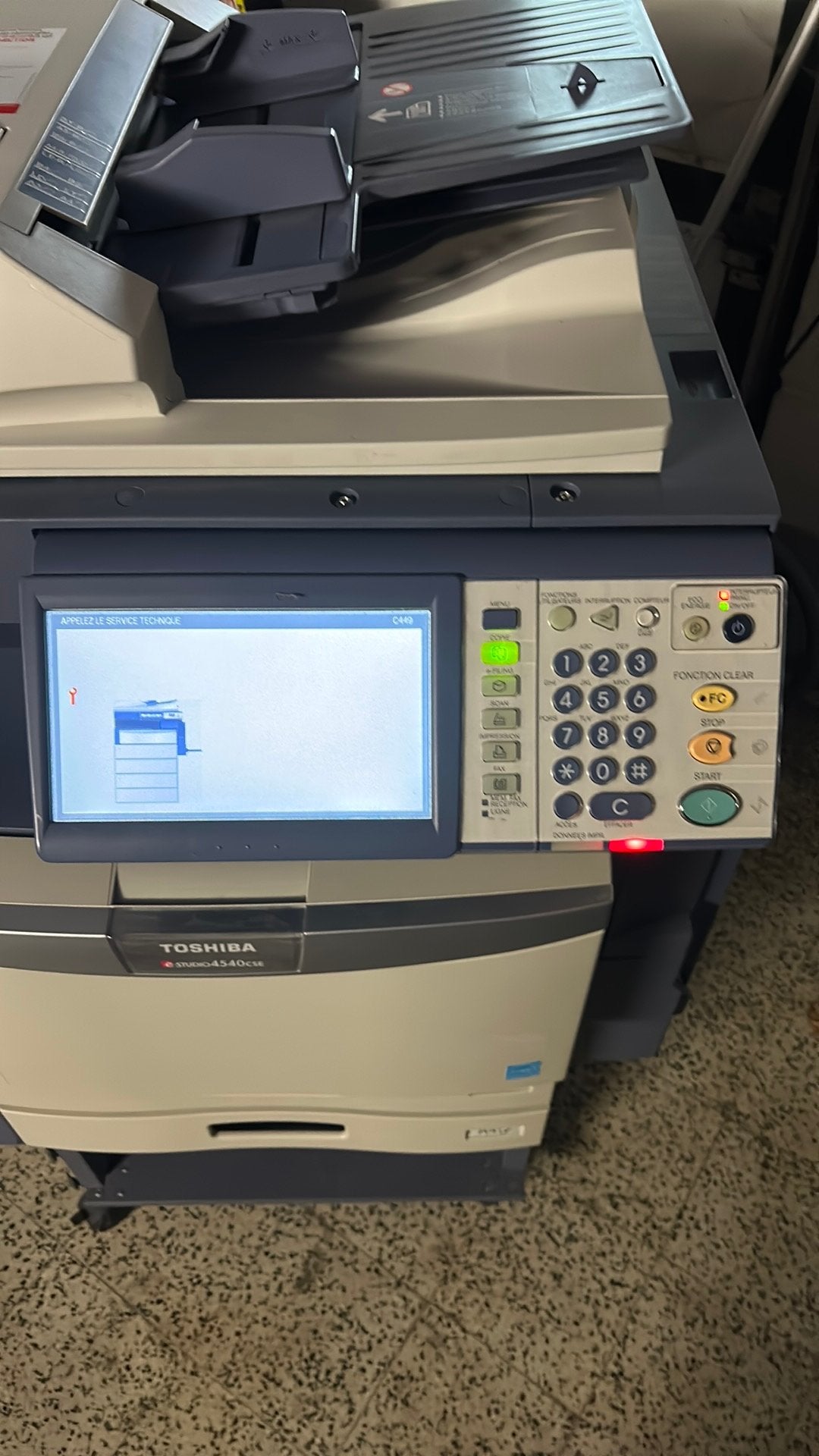 Imprimante Toshiba e-studio4540CSE, Informatique & Logiciels, PictBridge, Imprimante, Enlèvement, Ne fonctionne pas