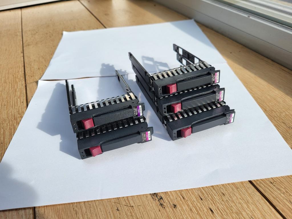 2,5" SATA SAS HDD Caddy tray voor HP Proliant, Computers en Software, Servers, Ophalen of Verzenden, Zo goed als nieuw