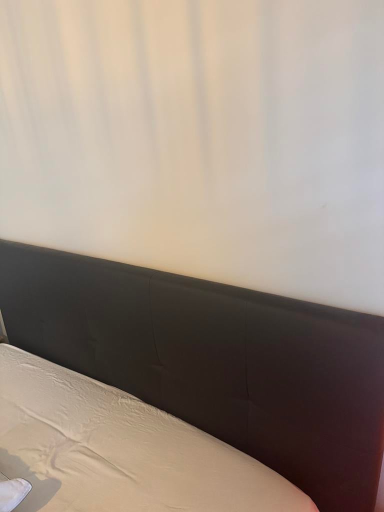 GRATIS Bedhoofdeinde 160 cm x 120 cm 299€ nu GRATIS, Enlèvement, Noir, 160 cm