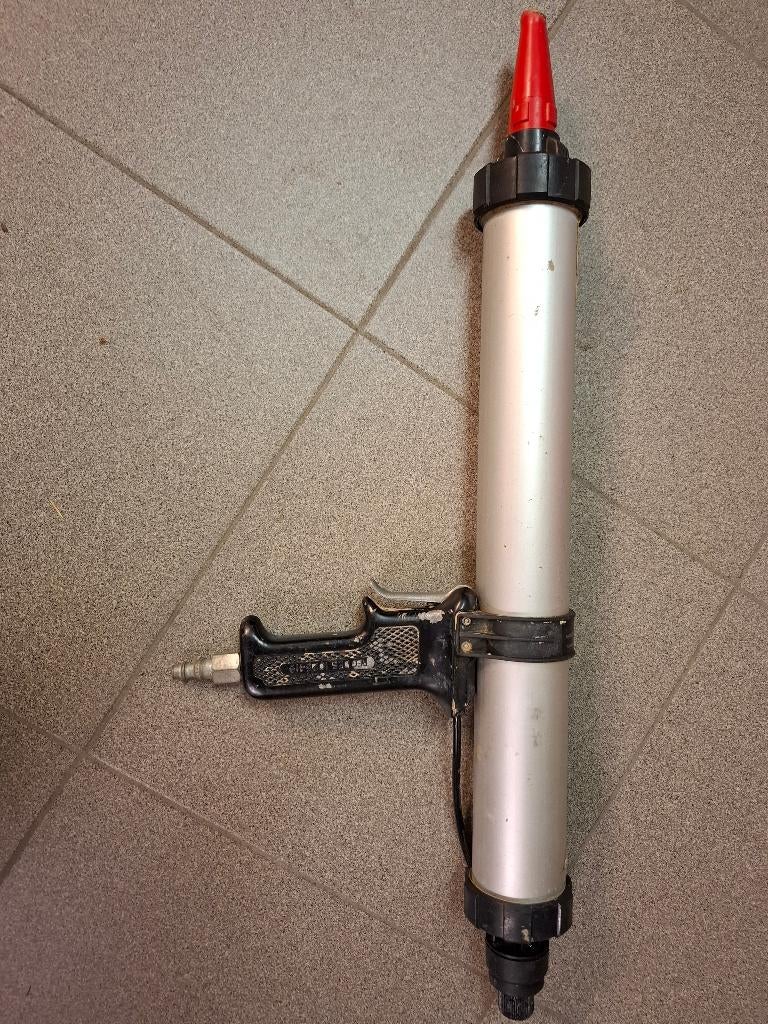 mastiekpistool, Doe-het-zelf en Bouw, Dakpannen en Dakbedekking, Ophalen of Verzenden, Gebruikt, Grijs, Metaal