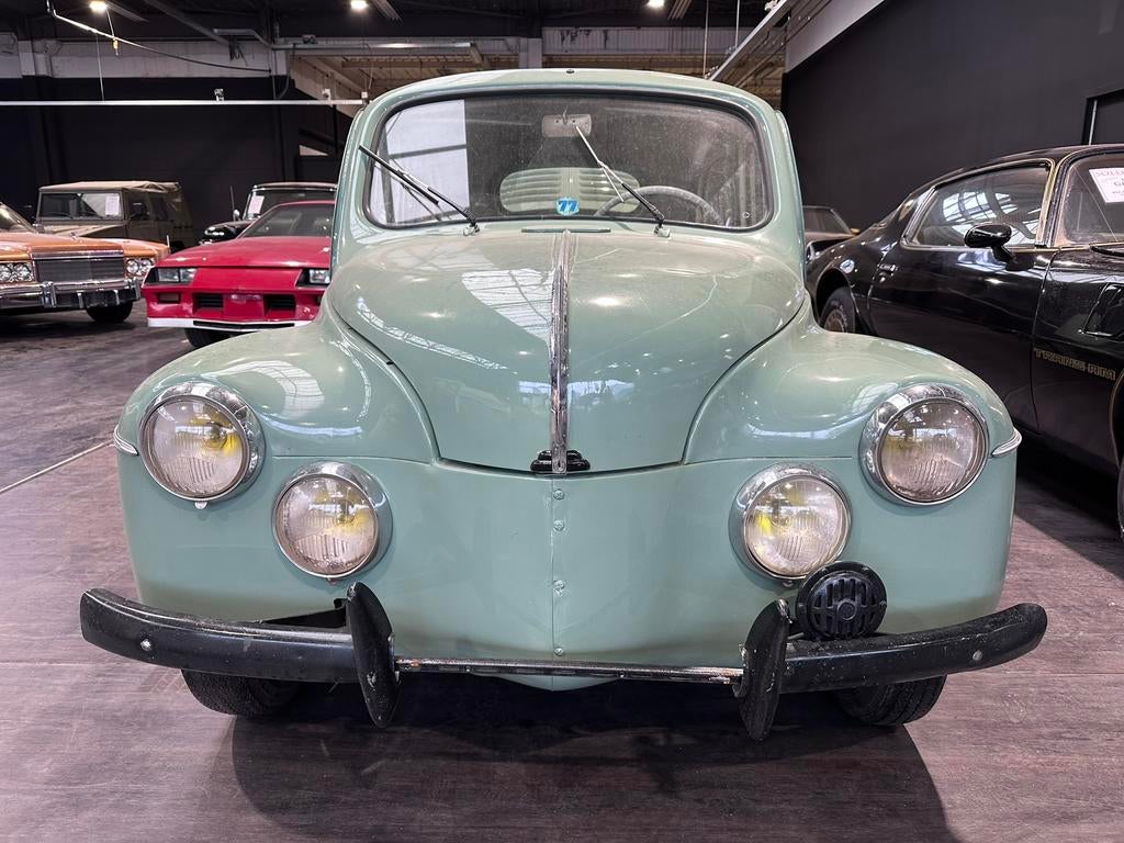 Renault 4CV - 1957 - start en rijd goed., Auto's, Oldtimers, Beige, Renault, Bedrijf, Handgeschakeld