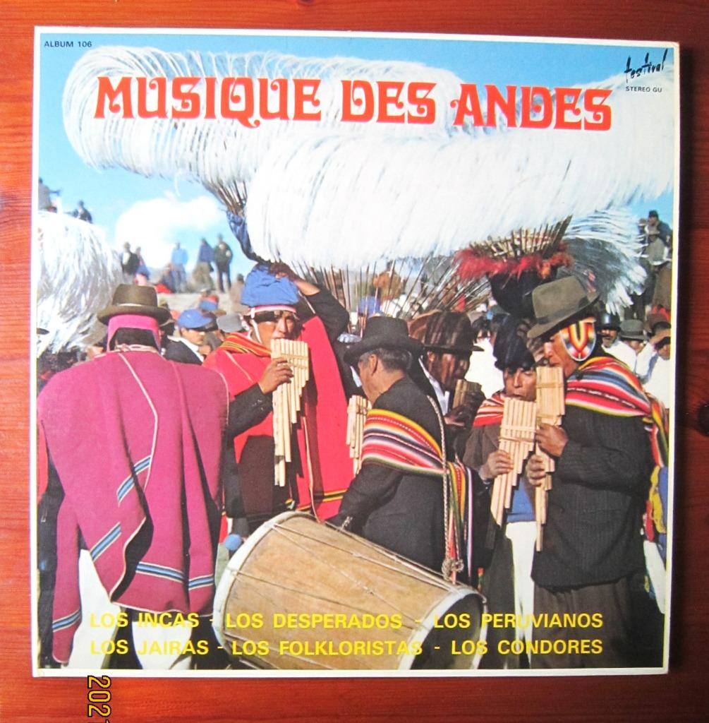 Double Vinyle 33 T "Musique des Andes", Envoi, Comme neuf, Autres genres
