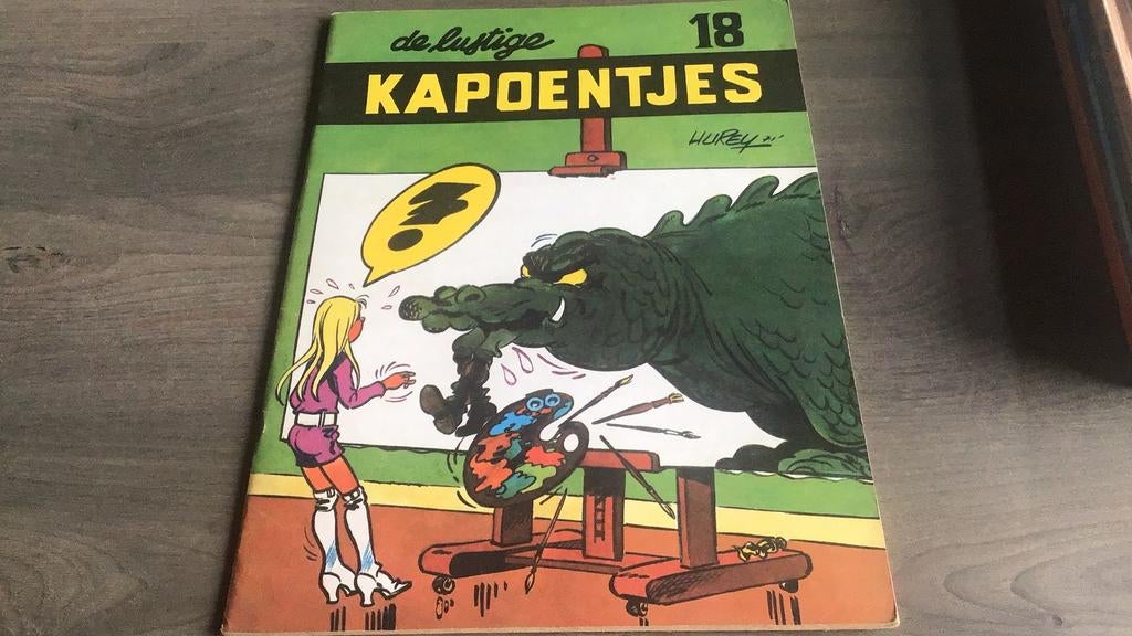 De lustige kapoentjes 18(#), Eén stripboek, Ophalen of Verzenden, Gelezen
