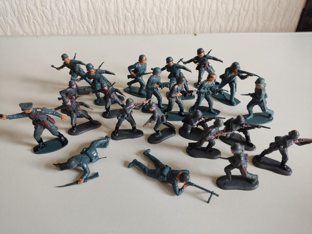 Soldaatjes 23 stuks Vintage Retro, Verzamelen, Ophalen, Gebruikt