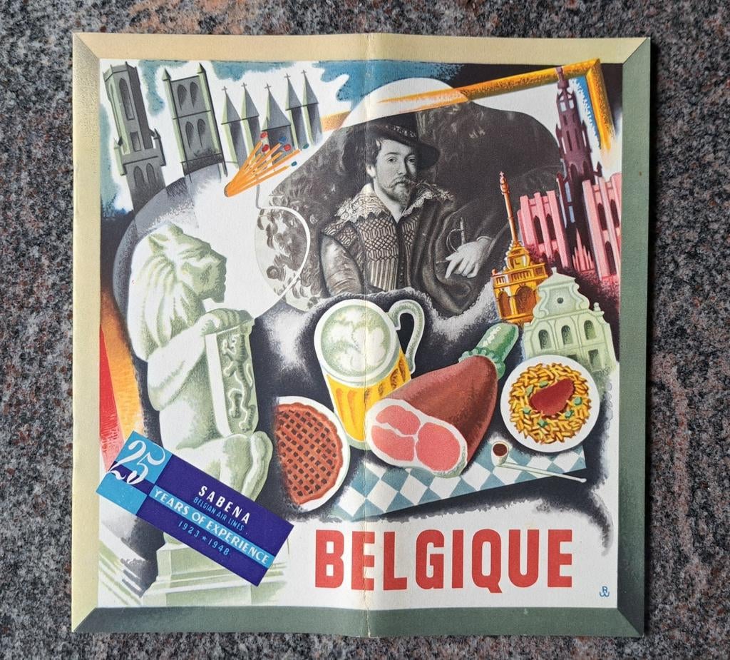 Album photos Sabena présentant la Belgique de 1948, Enlèvement ou Envoi, Comme neuf