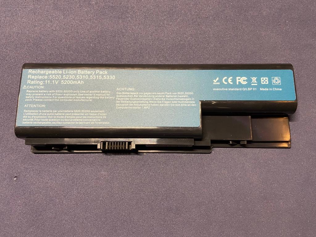 Laptop Li-ion Batterij 11.1V 5200mAh Packard Bell EasyNote, Computers en Software, Ophalen of Verzenden, Gebruikt