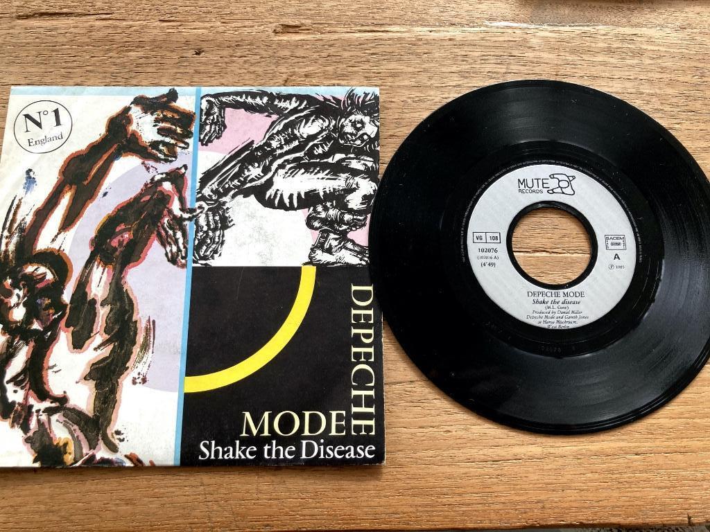 Vinyl single Depeche Mode - Shake The Disease, Cd's en Dvd's, Vinyl Singles, Gebruikt, 7 inch, Single, Ophalen of Verzenden