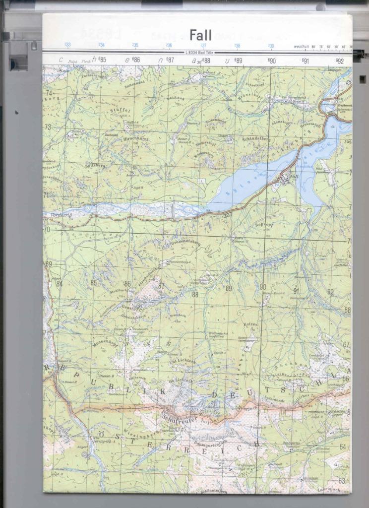 Landkaart gedetailleerd Duitsland Fall, Boeken, Atlassen en Landkaarten, Verzenden, Zo goed als nieuw, Duitsland, Landkaart
