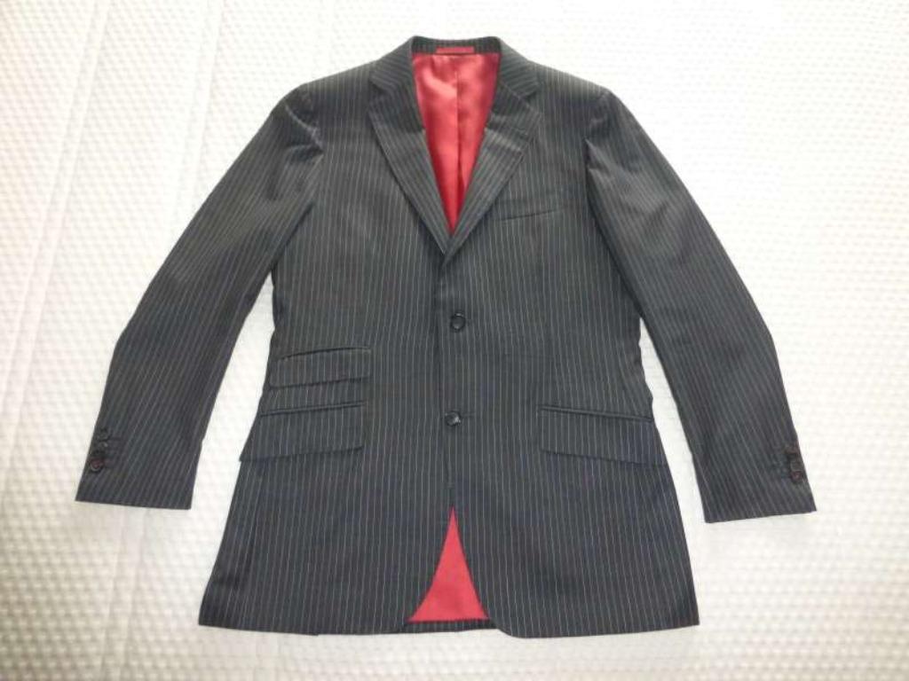 Herenvest Maat 48 grijs met bleke streep- Merk Suit Supply, Kleding | Heren, Kostuums en vesten, Gedragen, Maat 48/50 (M), Grijs