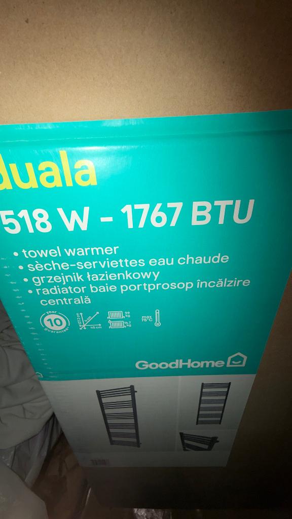 Radiateur sèche-serviette Duala, Moins de 60 cm, Enlèvement, 80 cm ou plus, Radiateur