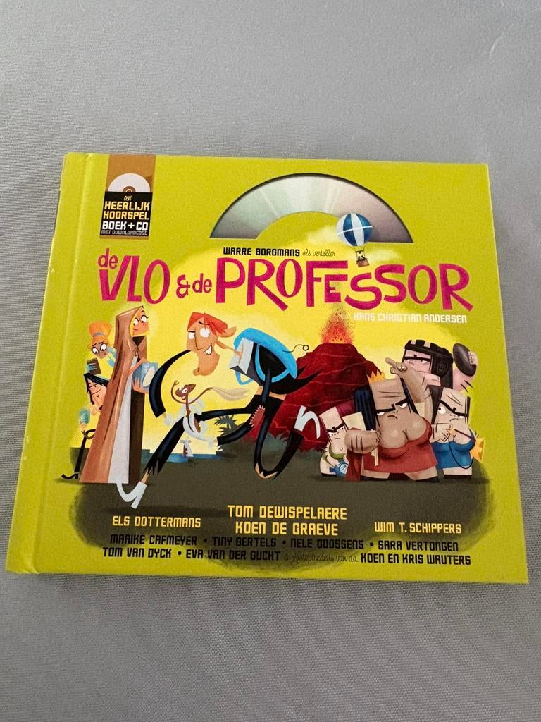 Het geluidshuis - De vlo en de professor, Ophalen of Verzenden, Zo goed als nieuw, Verhaal of Sprookje