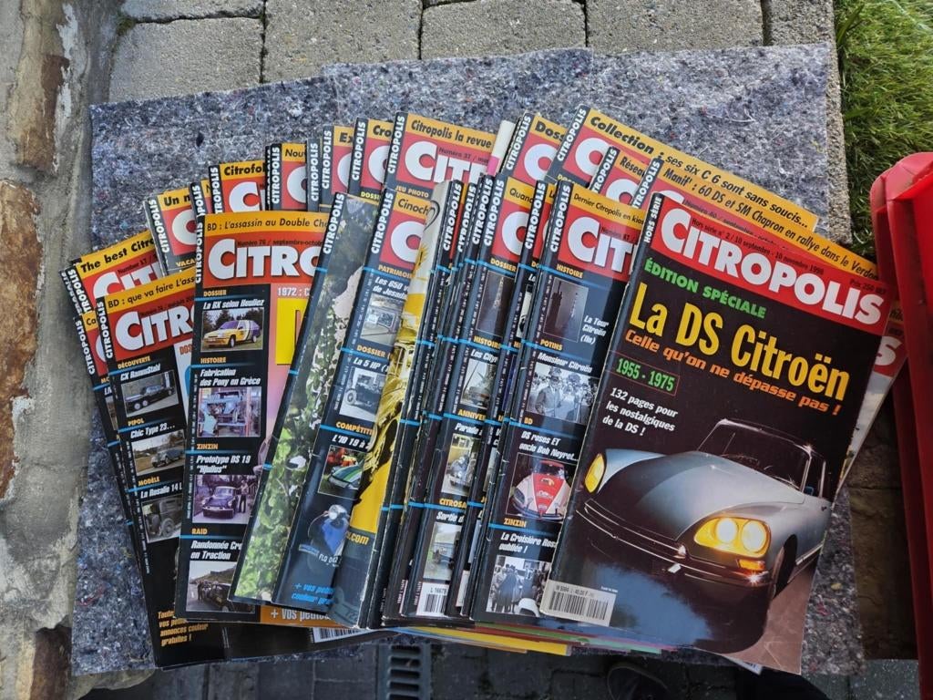 48x Citropolis Citroën Magazine GS DS 2CV Ami BX AX CX, Boeken, Ophalen of Verzenden, Gelezen, Citroën